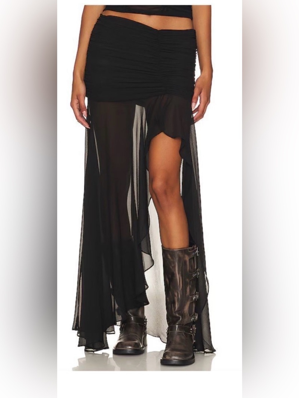 MAJORELLE x REVOLVE - NEW WITH TAGS!
TATIANA SKIRT CHIFFON SHEER MIDI/MAXI
